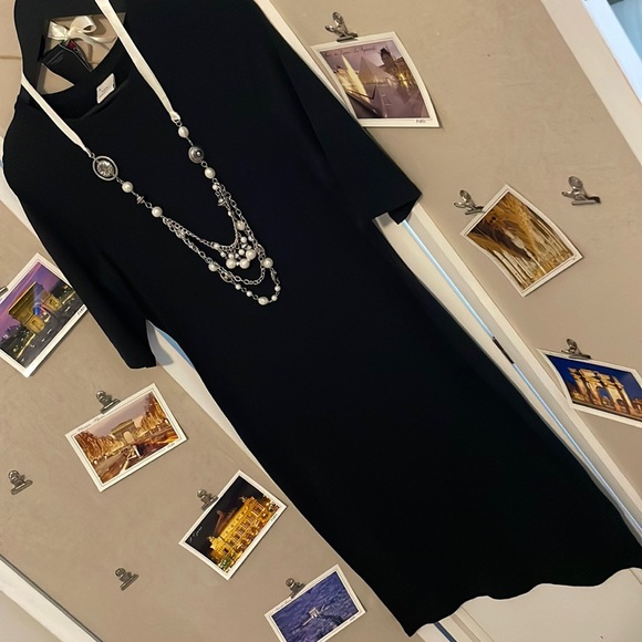 🎁3/$18🎁NWT Outfit:NWT necklace & NWT A New Day size M dress - Picture 3 of 8